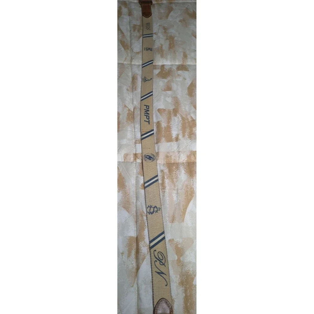 Doc Murphy | Golf Belt | Size 40| Khaki, Canvas Leather